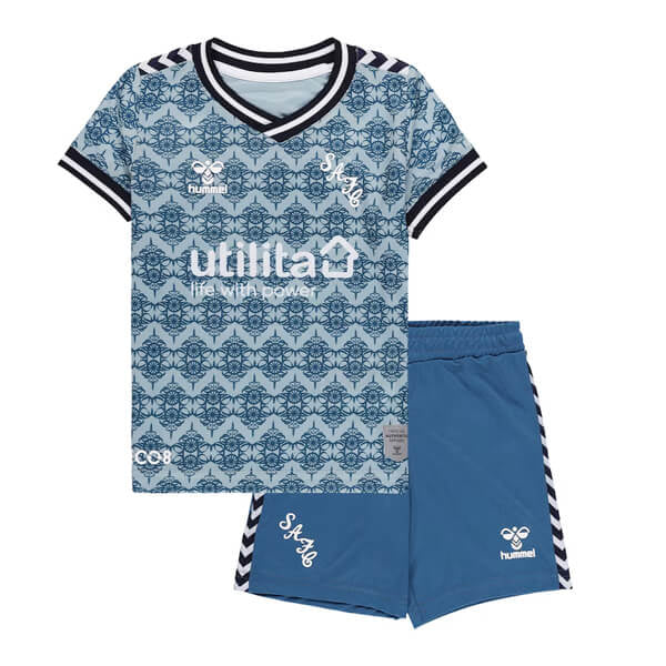 Conjunto Infantil Sunderland lll 2024/25 Azul - Modelo Torcedor