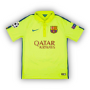 Camisa Barcelona II 2014/15 - Masculina Amarela - Modelo Retrô