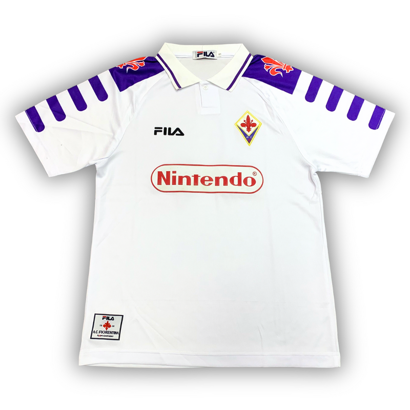 Camisa Retrô Fiorentina II 1998/99 Branca - Modelo Retrô