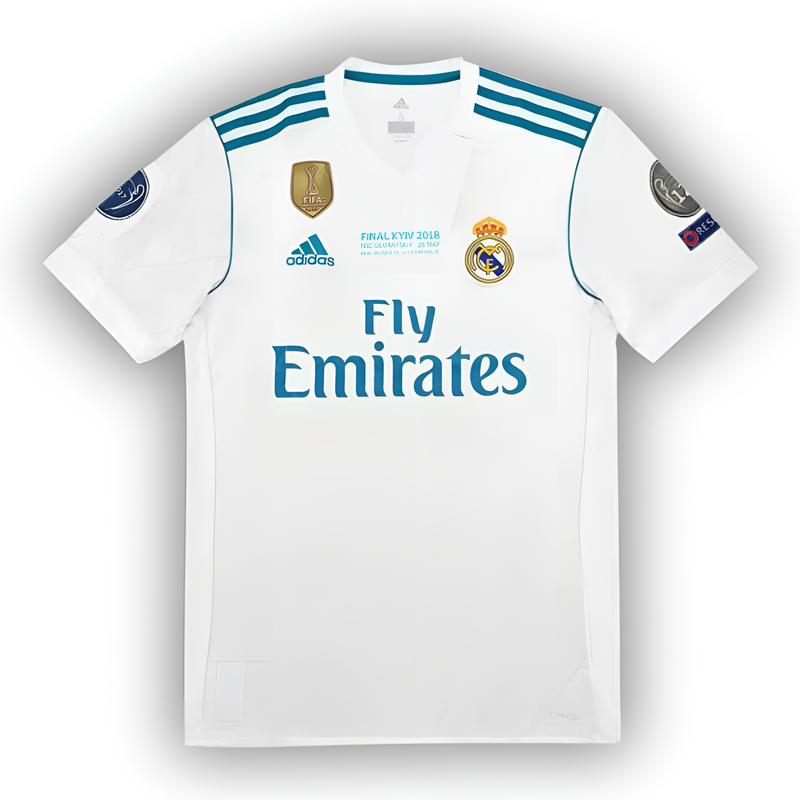 Camisa Real Madrid Branca 2017/18 Masculina  - Modelo Retrô