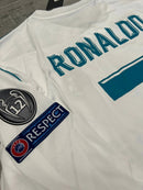 Camisa Real Madrid Branca 2017/18 Masculina  - Modelo Retrô