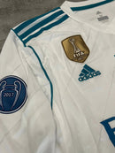 Camisa Real Madrid Branca 2017/18 Masculina  - Modelo Retrô