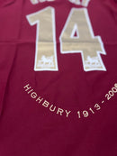 Camisa Arsenal Manga Longa I 2005/06 Vinho - Modelo Retrô