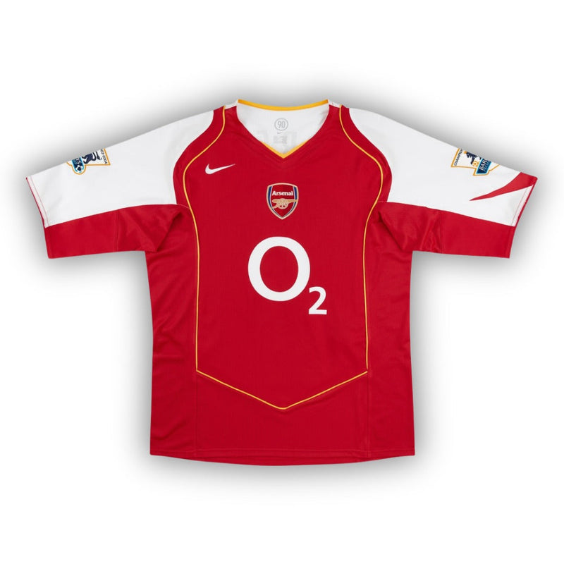Camisa Arsenal 2004/05 Masculina Vermelho - Modelo Retrô