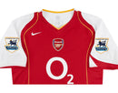 Camisa Arsenal 2004/05 Masculina Vermelho - Modelo Retrô