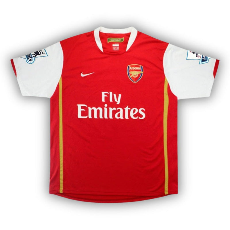 Camisa Arsenal 2006/07 Masculina Vermelho - Modelo Retrô