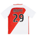 Camisa Mônaco 2016/17 Masculina Branca/Vermelha - Modelo Retrô