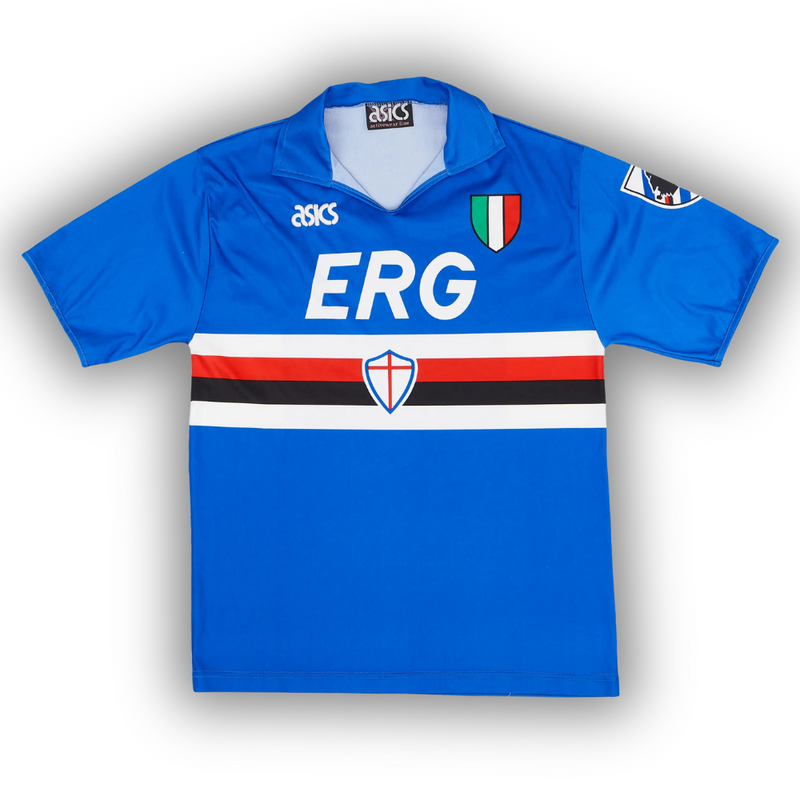 Camisa Sampdoria 1991/92 Azul - Modelo Retrô