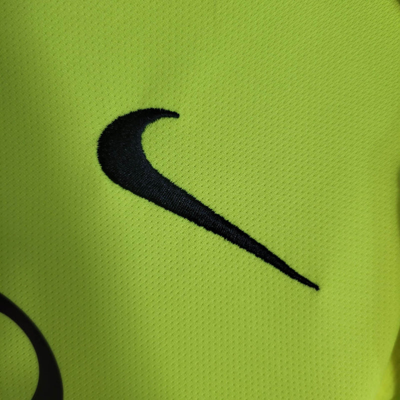 Camisa Barcelona II 2014/15 - Masculina Amarela - Modelo Retrô