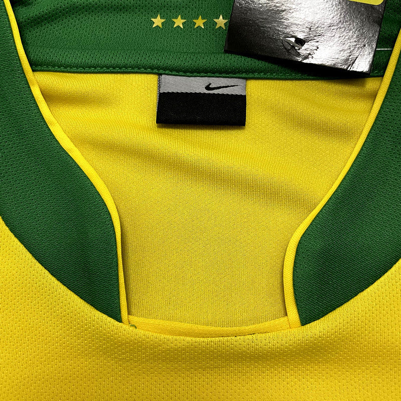 Camisa Brasil 2006 Amarela - Modelo Retrô