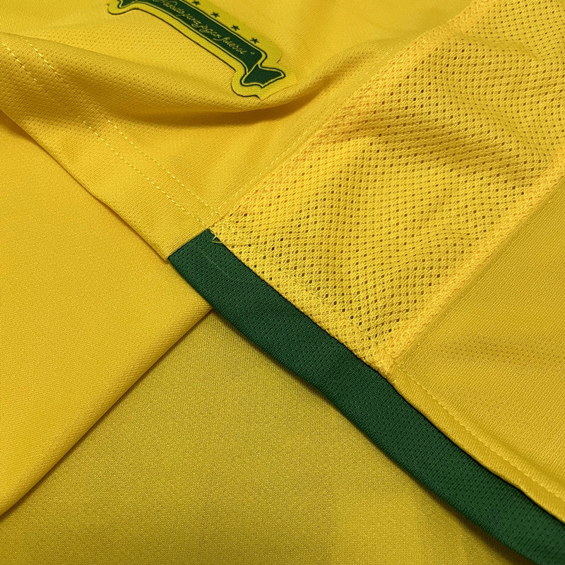 Camisa Brasil 2006 Amarela - Modelo Retrô