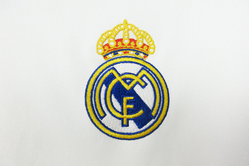 Camisa Real Madrid Manga longa 2005/06 Branca - Modelo Retrô