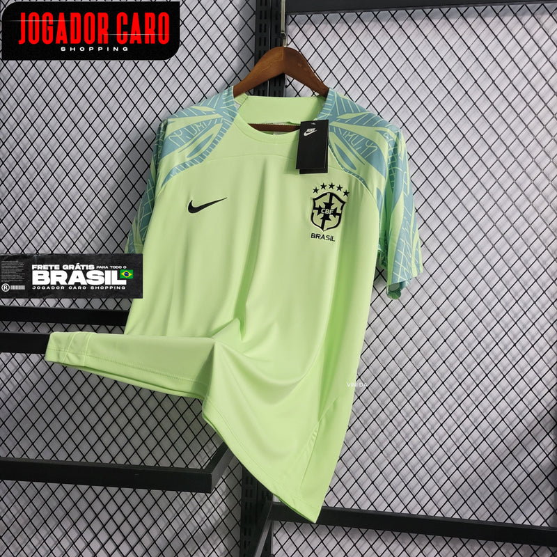 Camisa 2022 Brasil Treino Verde Claro