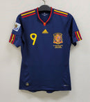 Camisa Seleção Espanha Azul 2010 Masculino - Modelo Retrô