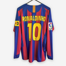 Camisa Barcelona Manga Longa 2005/06 Masculino - Modelo Retrô