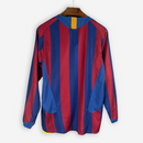 Camisa Barcelona Manga Longa 2005/06 Masculino - Modelo Retrô
