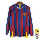 Camisa Barcelona Manga Longa 2005/06 Masculino - Modelo Retrô