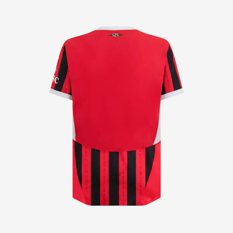 Camisa Milan l 2024/25 Vermelha e Preta - Modelo Torcedor