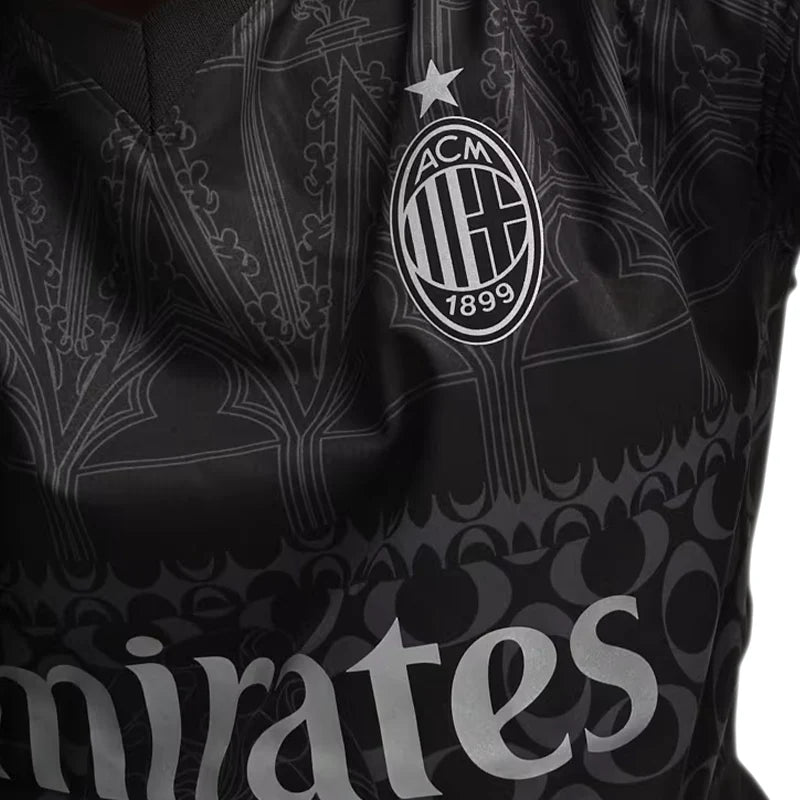 Camisa Milan IV Edição Especial 24/25 Preta - Modelo Torcedor