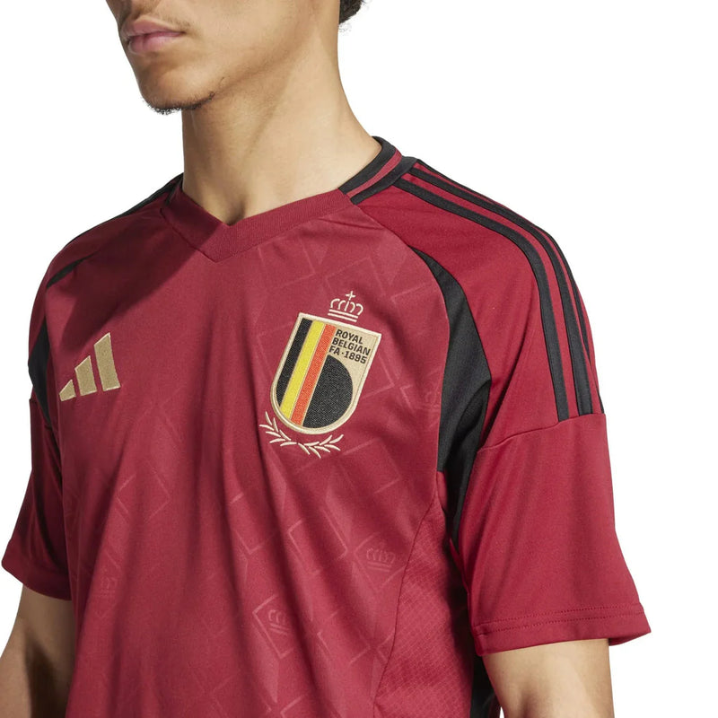 Camisa Seleção Bélgica l 24/25 Bordô - Modelo Torcedor