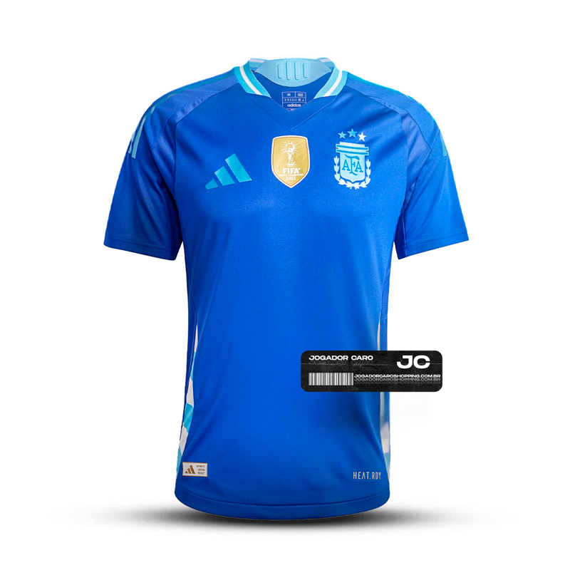 Camisa Seleção Argentina ll 2024/25 Azul - Modelo Torcedor