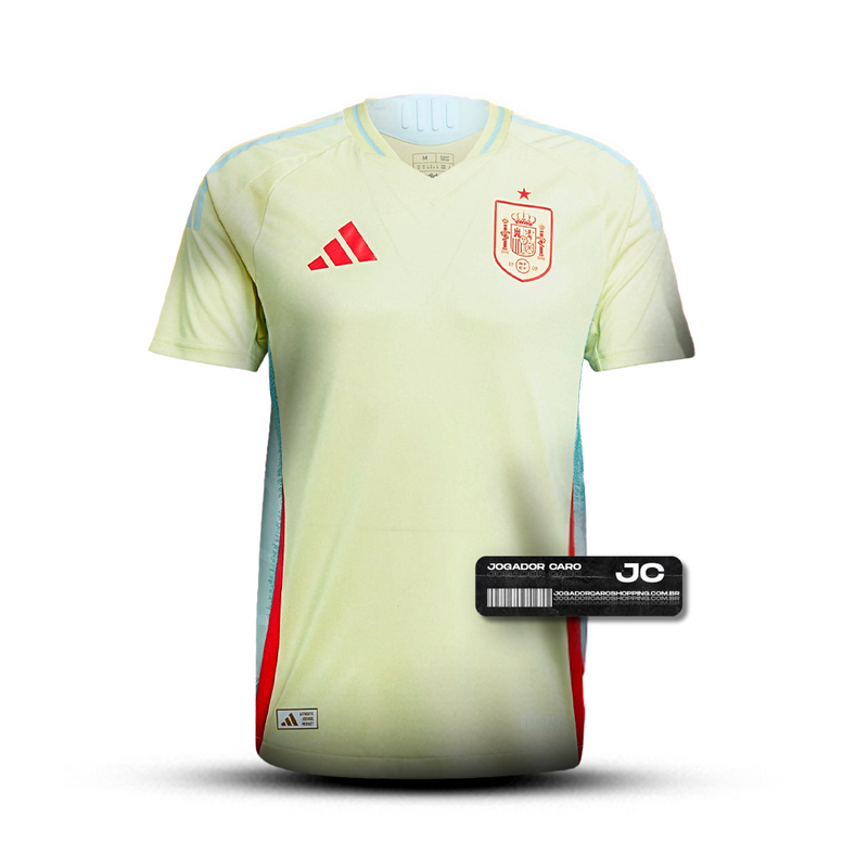 Camisa Seleção Espanha ll 2024/25 Amarela - Modelo Torcedor