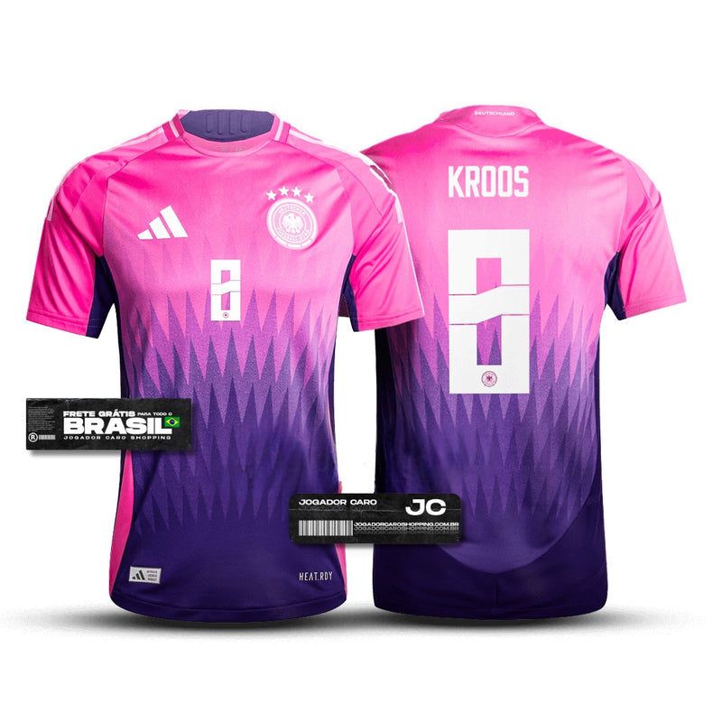 Camisa Seleção Alemanha ll 2024/25 Rosa - Modelo Torcedor