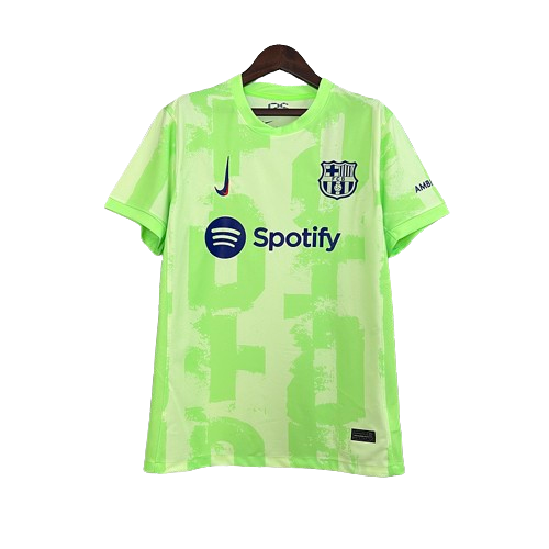 Camisa Barcelona lll 2024/25 Verde - Modelo Torcedor