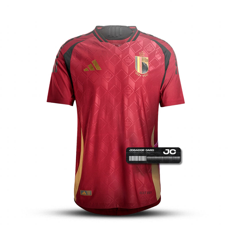 Camisa Seleção Bélgica l 24/25 Bordô - Modelo Torcedor