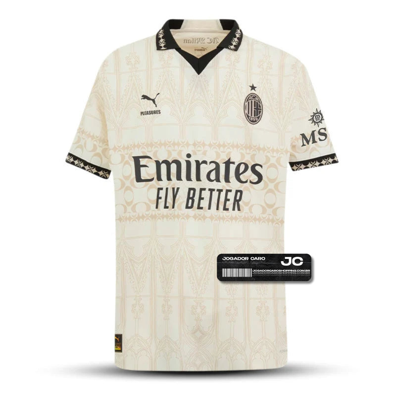 Camisa Milan IV Edição Especial 24/25 Branca - Modelo Torcedor