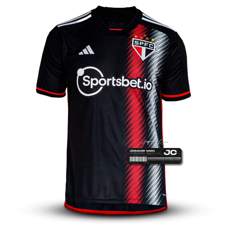 Camisa São Paulo III 2023/24 Preto - Modelo Torcedor