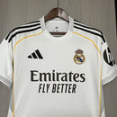 Camisa Real Madrid 2025/26 Branca - Modelo Torcedor