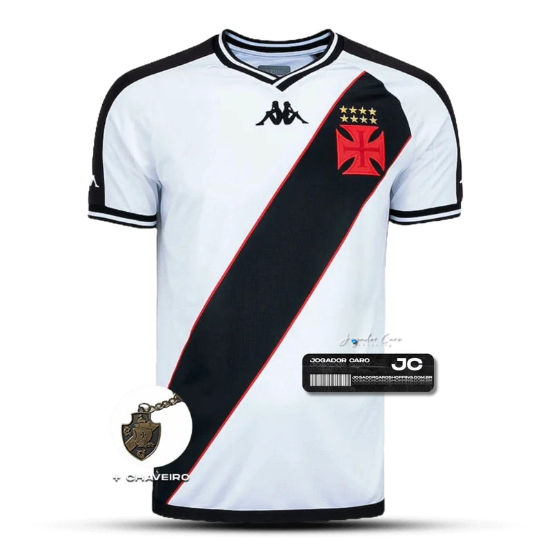 Camisa Vasco da Gama ll 2024/25 Branca + Brinde - Modelo Torcedor