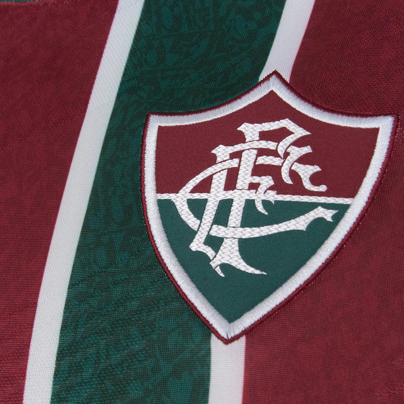 Camisa Feminina Fluminense l 2024/25 Tricolor + Brinde - Modelo Baby Look