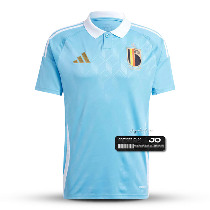 Camisa Seleção Bélgica ll 24/25 Azul - Modelo Torcedor