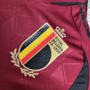 Camisa Bélgica Home 24/25 Vermelho - Versão Jogador