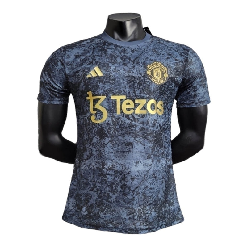 Camisa Manchester United Edição Especial 24/25 Azul - Versão Jogador