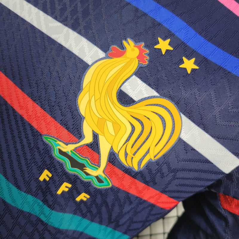 Camisa Treino França 24/25 Listrado - Versão Jogador