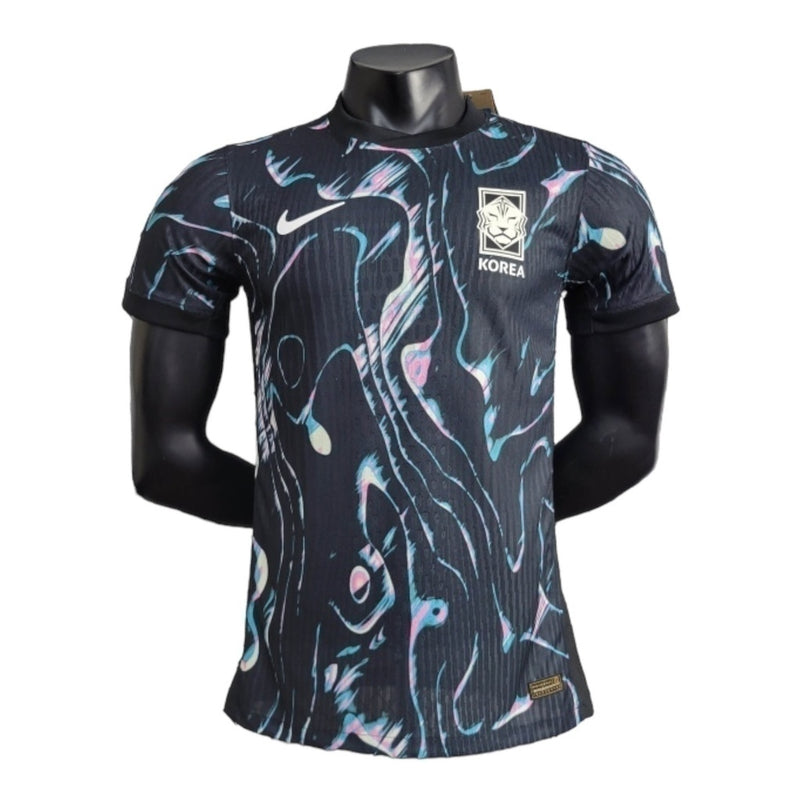 Camisa Coreia do Sul Away 24/25 Preto - Versão Jogador