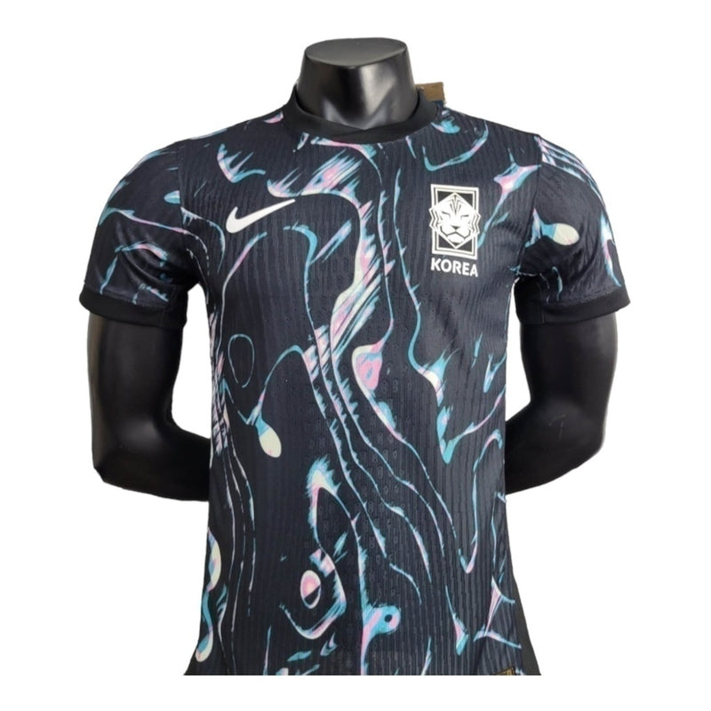 Camisa Coreia do Sul Away 24/25 Preto - Versão Jogador