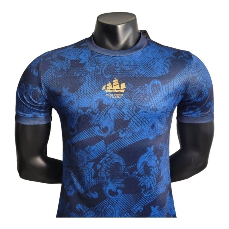 Camisa Manchester City Edição especial 23/24 Azul  - Versão Jogador