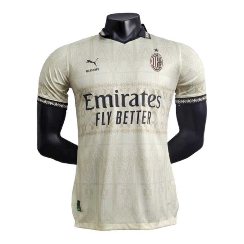 Camisa AC Milan 24/25 Creme - Versão Jogador