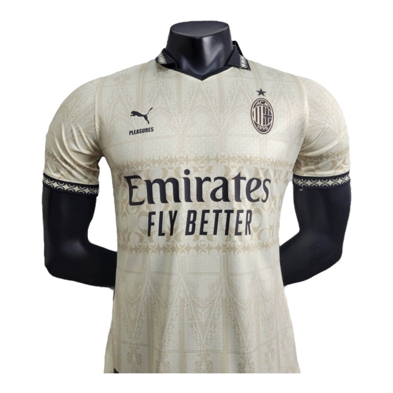 Camisa AC Milan 24/25 Creme - Versão Jogador