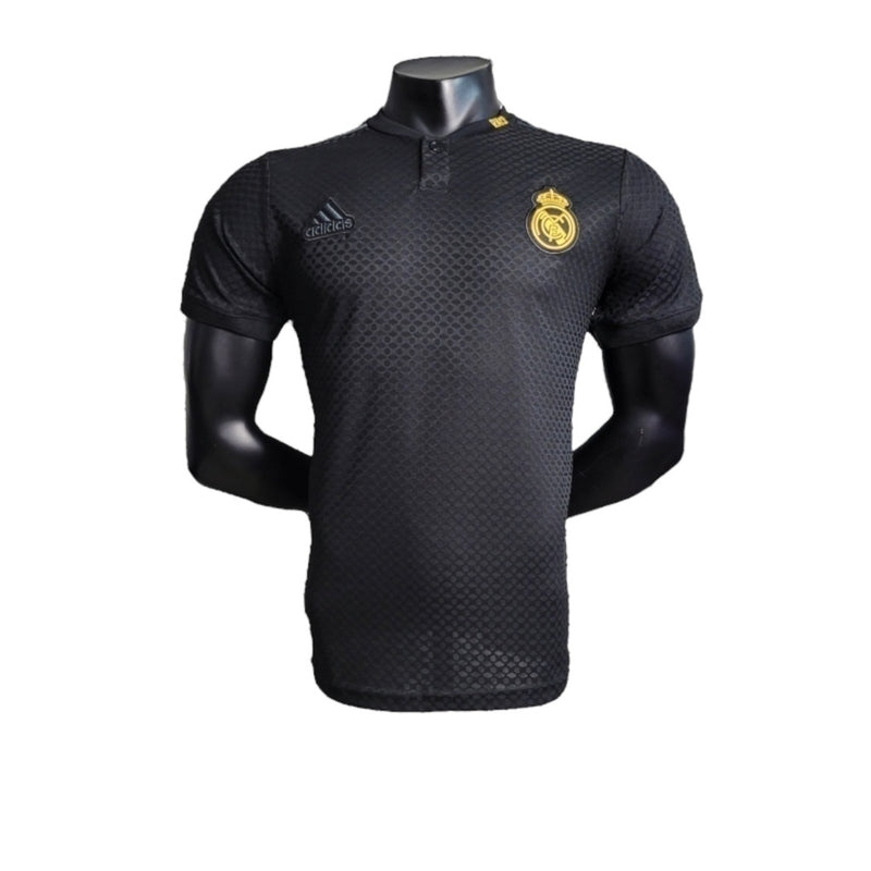 Camisa Real Madrid Treino 23/24 Preto - Versão Jogador