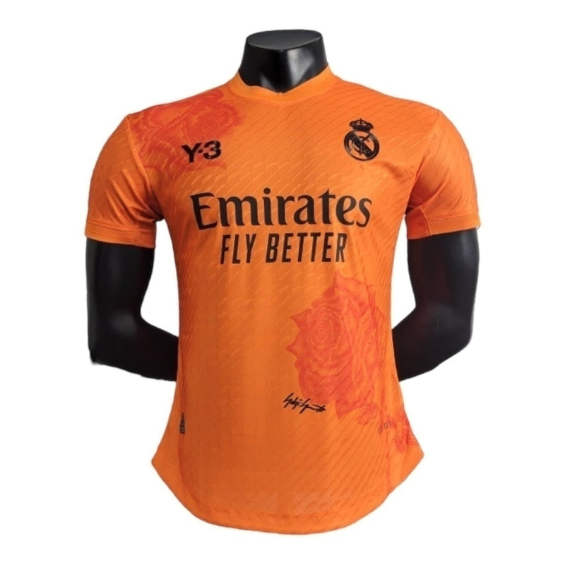 Camisa Real Madrid Edição Especial 23/24 Laranja - Versão Jogador