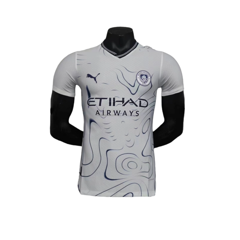 Camisa Manchester City Edição Especial 24/25 Branco - Versão Jogador