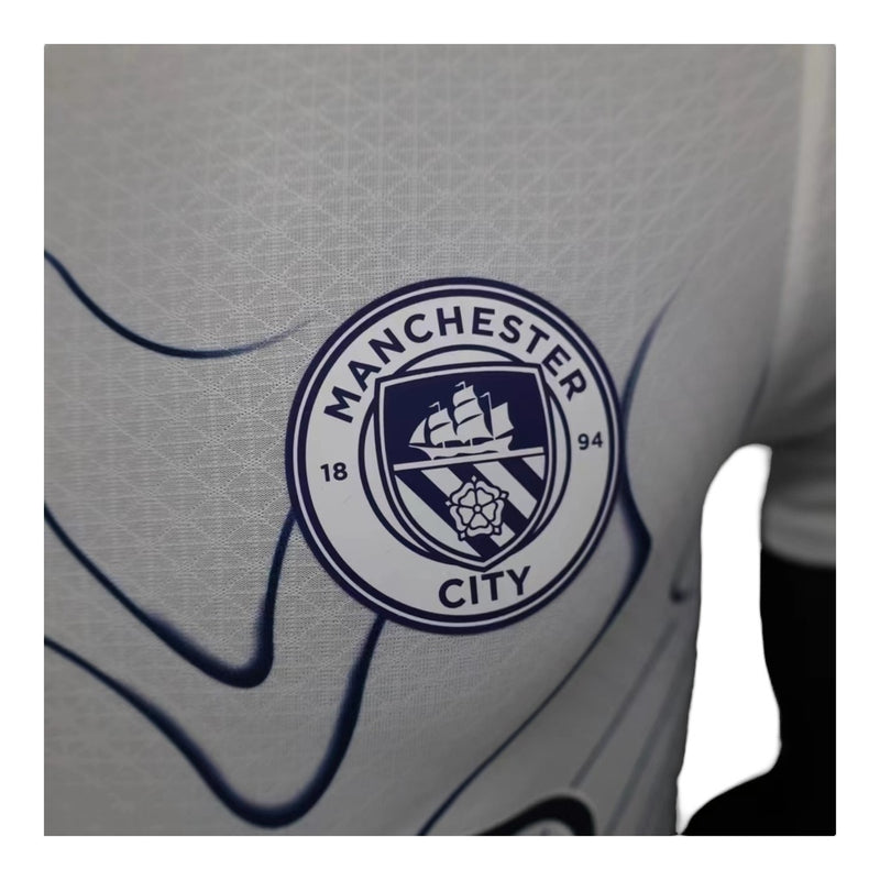 Camisa Manchester City Edição Especial 24/25 Branco - Versão Jogador