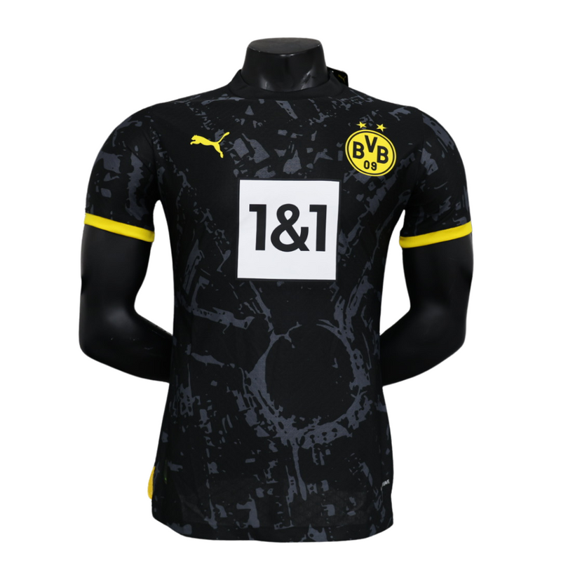 Camisa Borussia Dortmund Away 23/24 Preto - Versão  Jogador