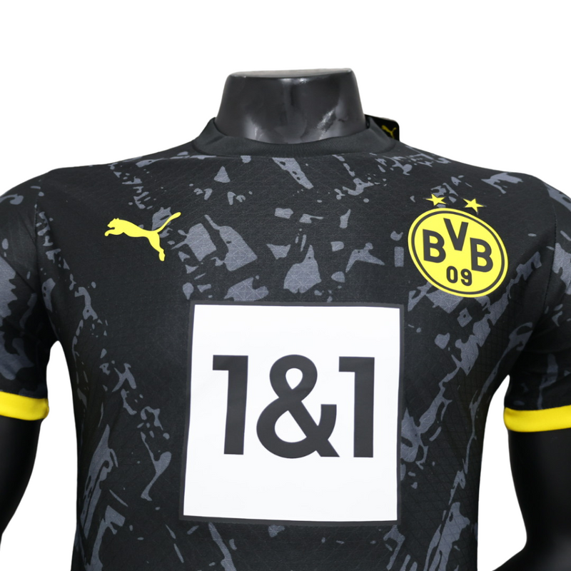 Camisa Borussia Dortmund Away 23/24 Preto - Versão  Jogador