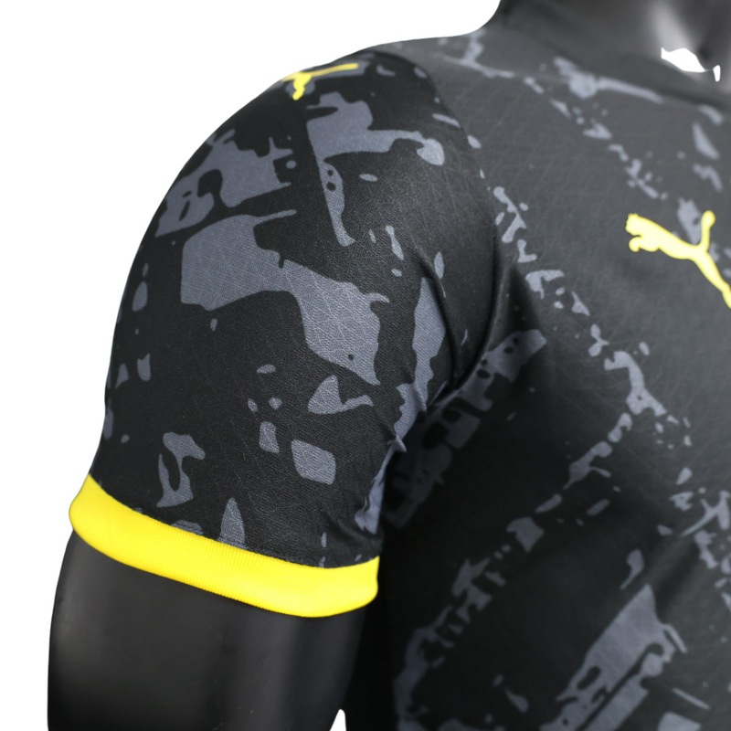 Camisa Borussia Dortmund Away 23/24 Preto - Versão  Jogador